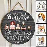 Welcome Door Signs, Gifts For Pet Lovers, Welcome To The Family Custom Wooden Signs, Custom Housewarming Gifts