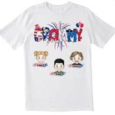 4th Of July Grandma - Personalized Grandma Shirt, Independence Day Gift For Grandma, Mom