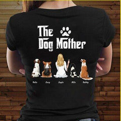 "The Pet Mother" personalized pet Back T-shirt