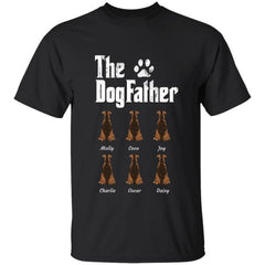 "The Dog Father " 6 pet, dog and cat personalized T-Shirt