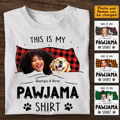 This Is My Pawjama Shirt - Personalized T-Shirt - Gift For Dog Lovers TS - TT3210