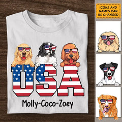 USA - Personalized T-Shirt - 4th July TS - PT3857