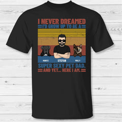 The ultimate pet dad - Personalized T-Shirt